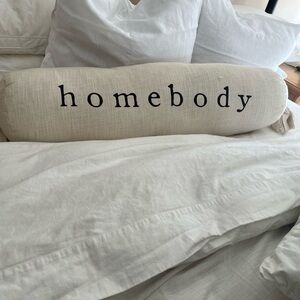 Cream Bolster Pillow